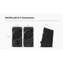 Głośniki multimedialne 2.0 B-17 B17 Microlab
