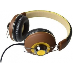 Słuchawki przewodowe Retro 2 brązowe Maxell