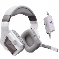 Tesoro Kuven Angel A1 - Słuchawki dla graczy virtual 7.1 surround z mikrofonem (białe)