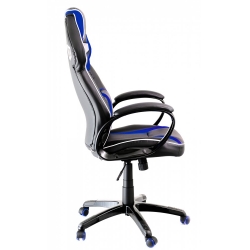 Czarno-niebieski fotel dla gracza Diablo X-Gamer Plus
